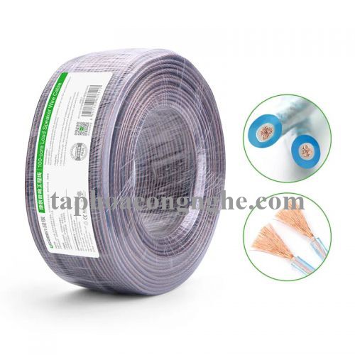 Ugreen 20852 100M Màu Đen Cáp âm thanh loa 150 tim AV137 30020852